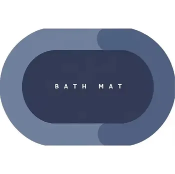 Koupelnová předložka Rýchloschnúca kúpeľňová podložka-Modrá