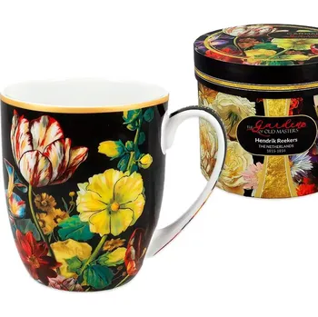 Carmani® Hrnek 380 ml Camio - Hendrik Reekers - "barokní tulipány"