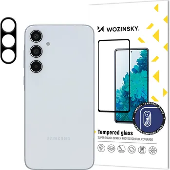 Wozinsky 9H ochranné sklo na čočku fotoaparátu pro Samsung Galaxy A55 5G černé