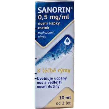 Lék Sanorin 0.5mg/ml nas.gtt.sol.1x10ml