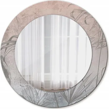 Zrcadlo Ozdobné zrcadlo na zeď Tropické květiny 50 cm