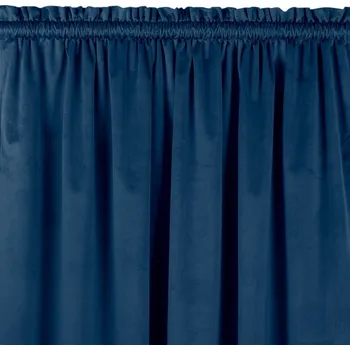 Závěs Vila s tunelem a nařasením indigo, velikost 135x245