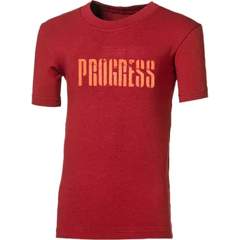 Dětské bambusové tričko PROGRESS Tipo višňová Velikost: 164/1