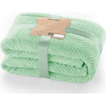 Přehoz na lůžko Přehoz na postel DecoKing Henry peprmintový, velikost 150x200