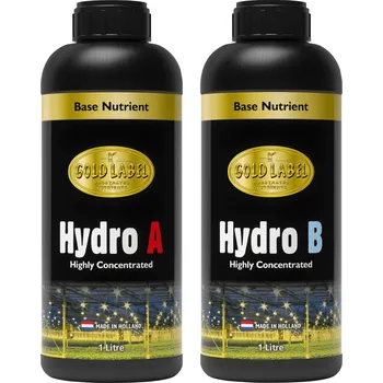 Hnojivo Gold Label Hydro A+B Objem: 1l