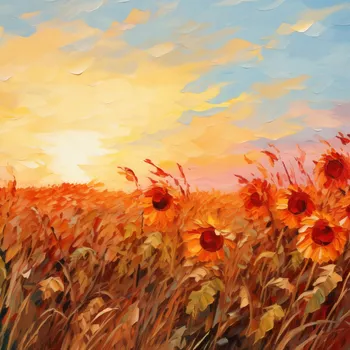 Plakát Plakát Plameny Soumraku bez rámu 50 x 50 cm