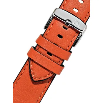 Řemínek na hodinky Kožený řemínek Morellato Croquet 5976C03.084 M, oranžový