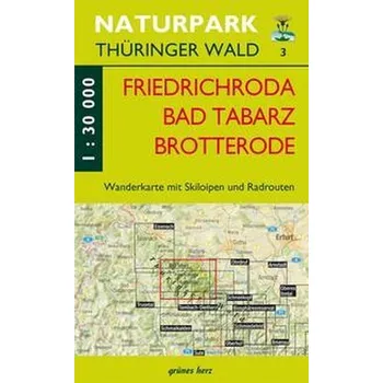 Wanderkarte Friedrichroda/Brotterode/Tabarz