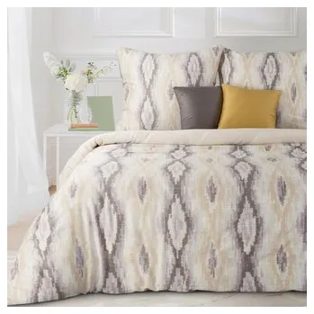 Povlečení Povlečení ETNO 02 100% saténová bavlna 1x 200x220 cm, 2x povlak 70x80 cm francouzské povlečení MyBestHome