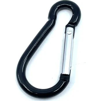 Jištění EU SELECT Karabina hliníková - černá 6mm 6x60mm