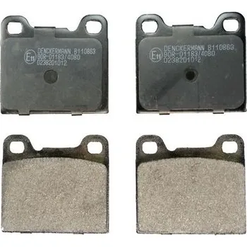 Brzdová destička Sada brzdových destiček, kotoučová brzda DENCKERMANN B110863
