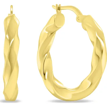 Náušnice Brilio Silver Broušené pozlacené náušnice EA1147Y + 2 měsíce na vrácení zboží