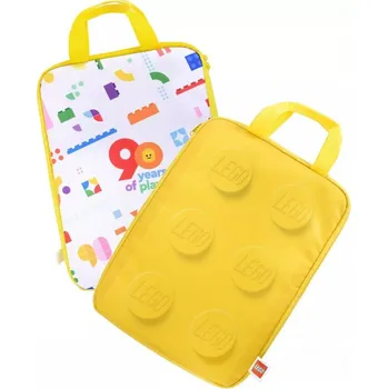 úložný prostor na hračky LEGO® Taška na notebook 90let hraní - žlutá