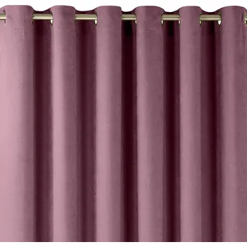 Závěs Závěs Homede Milana se zlatými průchodkami lila, velikost 140x245