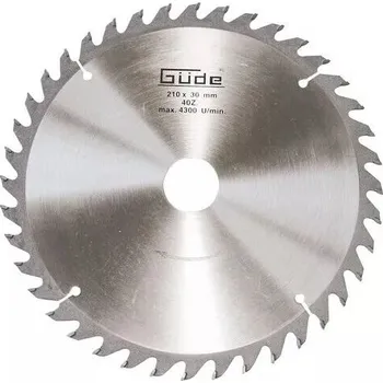 Pilový kotouč PILOVÝ KOTOUČ 210X30 MM, 40 Z Güde 55075