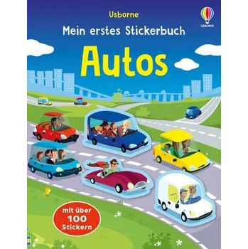 První čtění Mein erstes Stickerbuch: Autos