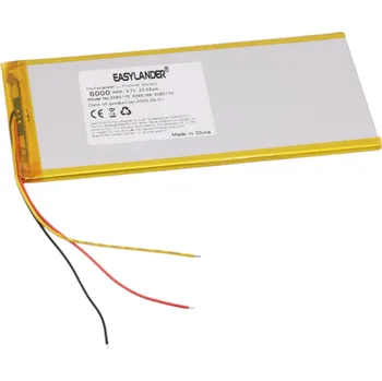 Li-Pol baterie 6000mAh, 3.7V, 3285170