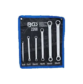 Klíč Klíče očkové E-profil - klíč na šrouby TORX obrácený Torx E , plochý