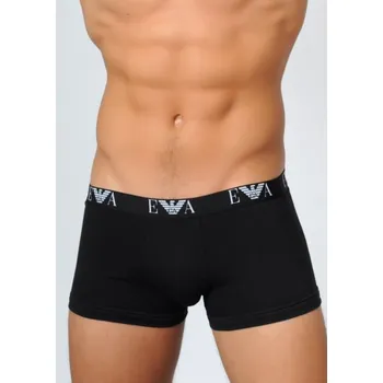 Pánské boxerky Emporio Armani 111210 CC715 černá 2 kusy S Černá
