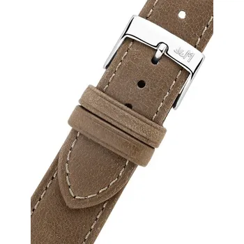 Řemínek na hodinky Kožený řemínek Morellato Kahlo 6022E23.038 M, béžový