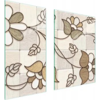 Kuchyňské prkénko Krájecí deska TMK ArtDeko sklo 2 ks