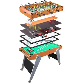 Desková hra LEAN Toys Hrací stůl 8v1-fotbálek, bowling a další