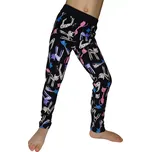 Dívčí zateplené legíny Kugo YL1092 tmavě modré