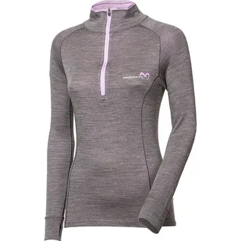 Dámský merino rolák PROGRESS Mb Trzz tm.šedá/levandule Velikost: M