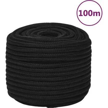 Horolezectví Pracovní lano černé 14 mm 100 m polyester IM_152832