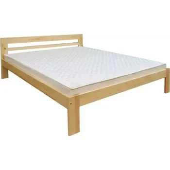 Postel Dřevěná manželská postel DT 73 140x200 cm borovice masiv