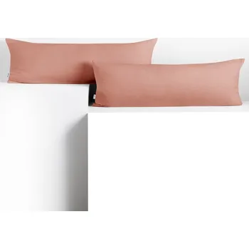 Bytový textil Povlaky na polštáře DecoKing Amber I broskvové, velikost 40x200*2