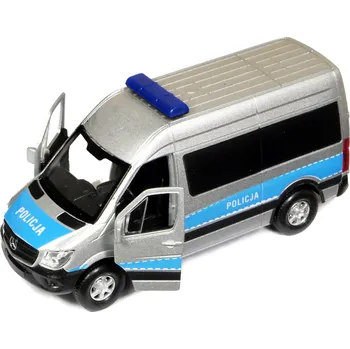 autíčko MERCEDES SPRINTER POLICIE KOVOVÝ MODEL WELLY 1:34/39