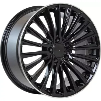 Alu kolo Alu kola Arceo DY988, 18x8 5x112 ET35, černá + leštěný límec (zátěžová)