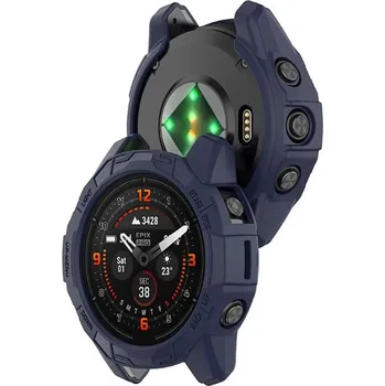 Chytré hodinky Silikonové pouzdro, obal pro Garmin Fenix 7 / 7 PRO modrý silikon (Obal, kryt pro Garmin Fenix 7 / 7 Pro / Epix Pro Gen 2 (47mm))