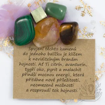 Sada hojnosti - malé kameny