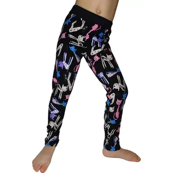 Dívčí legíny Dívčí zateplené legíny Kugo YL1092 tmavě modré