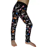 Dívčí zateplené legíny Kugo YL1092 černé