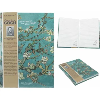 Zápisník Carmani® Zápisník 18,3 cm Vincent van Gogh "Mandlovník"