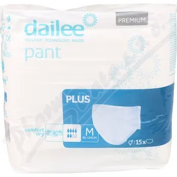 Inkontinenční kalhotky Dailee Pant Premium inkont.kalhotky Plus M 15ks