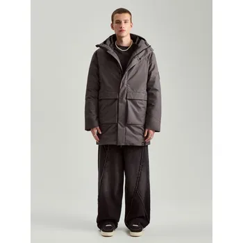 Dámská móda Kabát s&nbsp;kapucí - L - House - tmavošedý - 437CC-90X