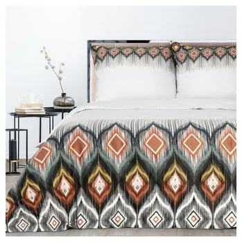 Povlečení Povlečení ETNO 01 100% saténová bavlna 1x 200x220 cm, 2x povlak 70x80 cm francouzské povlečení MyBestHome