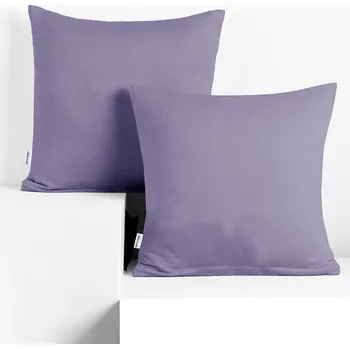 Povlak na dekorativní polštářek Povlaky na polštáře DecoKing Amber levandulové, velikost 40x40*2