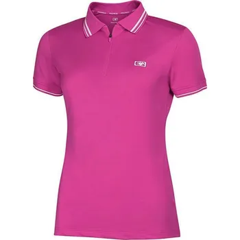 Dámské oblečení Dámská jezdecká polokošile PROGRESS Lukana Lady růžová Velikost: S