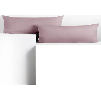 Bytový textil Povlaky na polštáře DecoKing Amber I tmavě šeříkové, velikost 20x145*2