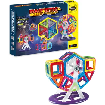 ostatní stavebnice Magnetická stavebnice 46 ks