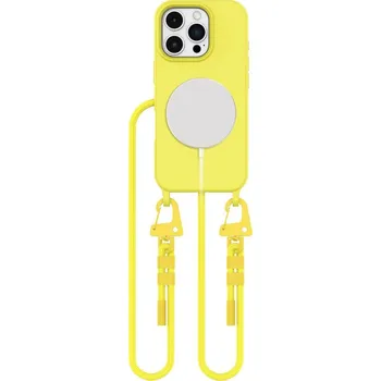 Pouzdro na mobilní telefon KRYT TECH-PROTECT MAGNECKLACE MAGSAFE IPHONE 16 PRO CANARY YELLOW