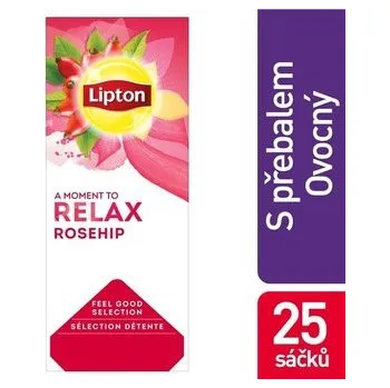 Bylinný čaj Lipton Relax - šípek, 25x 2,5 g