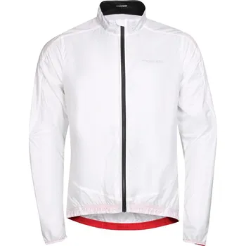 Cyklistická bunda Pánská cyklistická větrovka PROGRESS Windy Bike bílá Velikost: XL