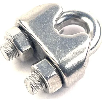 EU SELECT Nerezová lanová svorka DIN 741 A4 8 mm