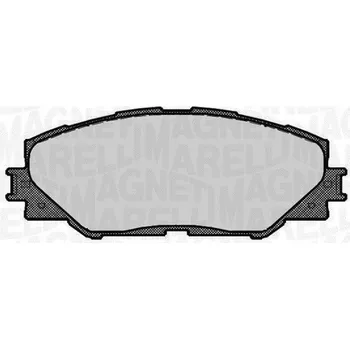 Brzdová destička Sada brzdových destiček, kotoučová brzda MAGNETI MARELLI 363916060663